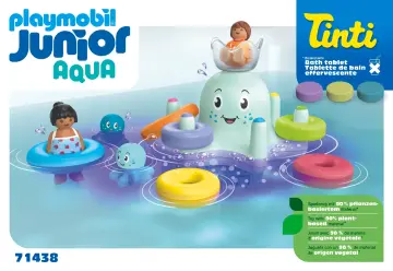 Bygganvisningar Playmobil 71438 - JUNIOR & Tinti: Colourful Kraken (1)