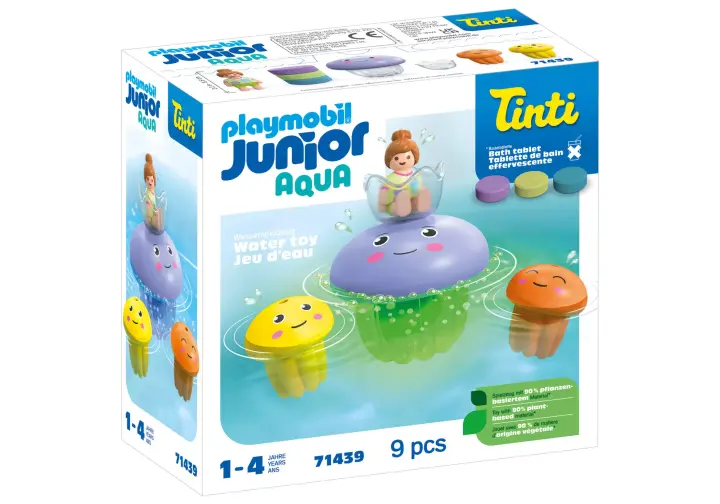 Playmobil 71439 - JUNIOR & Tinti: Rodzina kolorowych meduz - BOX