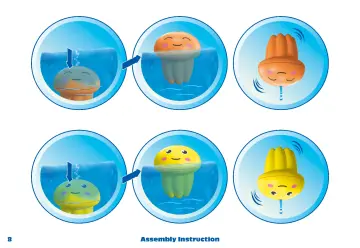 Bygganvisningar Playmobil 71439 - JUNIOR & Tinti: Colourful Jelly Fish Family (8)