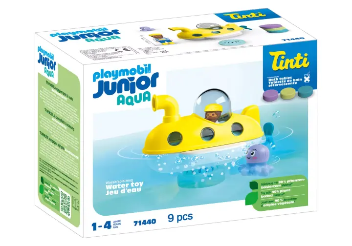 Playmobil 71440 - Junior & Tinti : Sous-marin - BOX