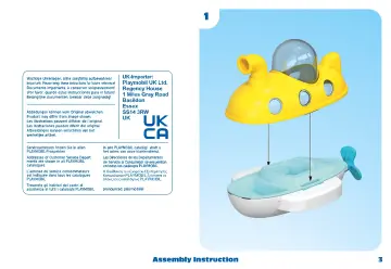 Manual de instruções Playmobil 71440 - JUNIOR & Tinti: Submarino colorido (3)