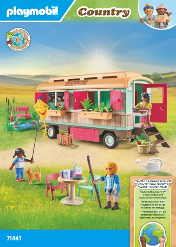 Notices de montage Playmobil 71441 - Roulotte café boutique (1)