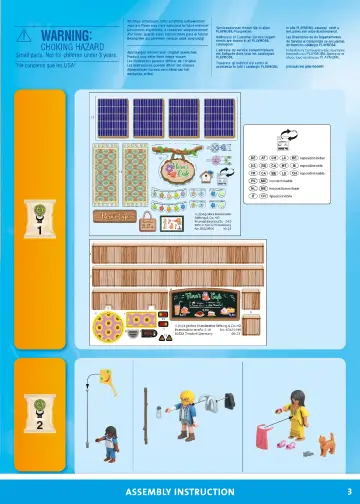 Building instructions Playmobil 71441 - Cozy site trailer cafe (3)