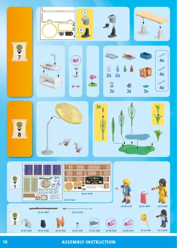 Building instructions Playmobil 71441 - Cozy site trailer cafe (10)