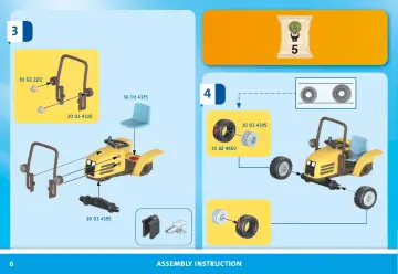 Összeszerelési útmutatók Playmobil 71442 - Traktor utánfutóval és víztartállyal (6)