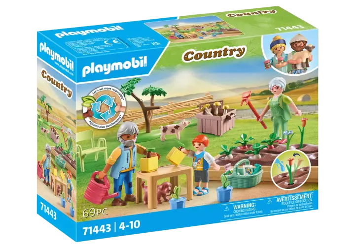 Playmobil 71443 - Grands-parents et potager - BOX