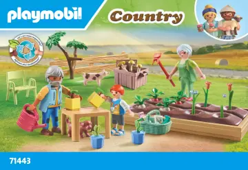 Building instructions Playmobil 71443 - Idyllic vegetable garden with grandparents (1)