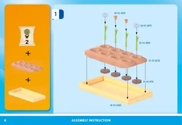 Manual de instruções Playmobil 71443 - Horta com avós (6)