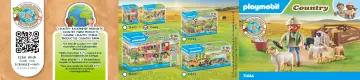 Bouwplannen Playmobil 71444 - Jonge herder met schapen (1)