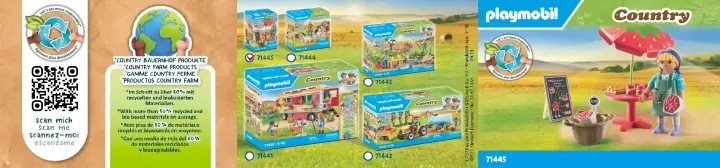 Instrukcje obsługi Playmobil 71445 - Stragan z domowym dżemem (1)