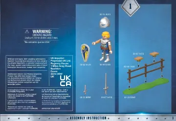 Manuales de instrucciones Playmobil 71447 - Cumpleaños de caballeros medievales (3)