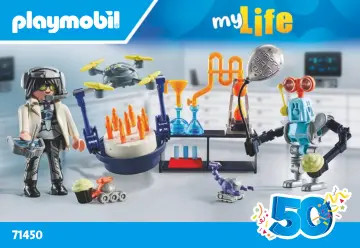 Instrukcje obsługi Playmobil 71450 - Naukowiec z robotami (1)