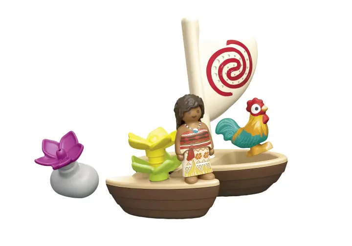 Playmobil 71459 - Junior & Disney : Vaiana et bateau à voile