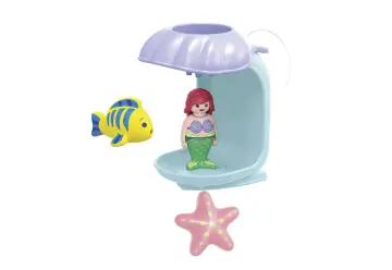 Playmobil 71460 - Junior & Disney : Ariel avec coquillage de bain