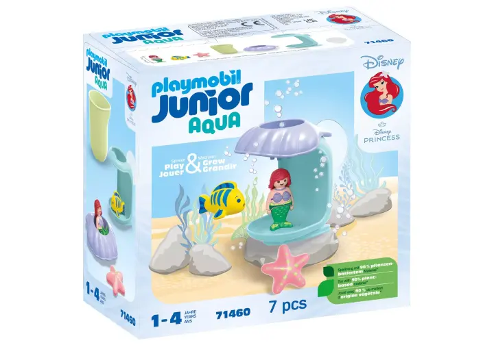 Playmobil 71460 - Junior & Disney : Ariel avec coquillage de bain - BOX