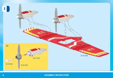 Manuales de instrucciones Playmobil 71463 - Hidroavión de bomberos (6)