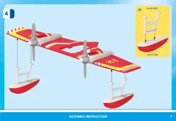 Building instructions Playmobil 71463 - Firefighting plane with extinguishing function (7)