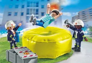 Playmobil 71465 - Tűzoltók légpárnával