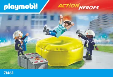 Bygganvisningar Playmobil 71465 - Brandman med luftkudde (1)