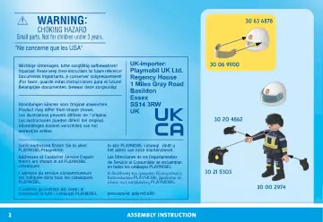 Instrukcje obsługi Playmobil 71466 - Motocykl straży pożarnej na miejscu wypadku (2)