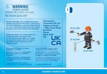 Manuales de instrucciones Playmobil 71467 - Misión bomberos: rescate de animal (2)