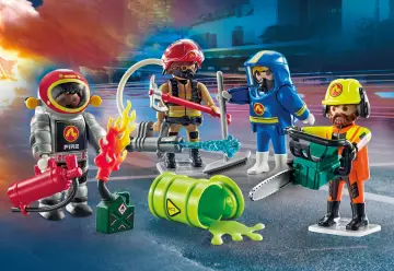 Playmobil 71468 - My Figures: Επιχείρηση Πυροσβεστικής