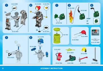 Manuales de instrucciones Playmobil 71468 - My Figures: bomberos (6)