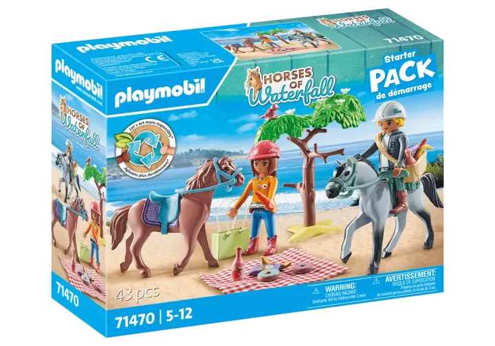 Playmobil 71470 - Horseback riding trip to the beach with Amelia and Ben - BOX