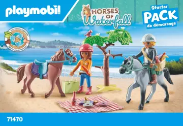 Bouwplannen Playmobil 71470 - Paardrijden naar het strand met Amelia en Ben (1)