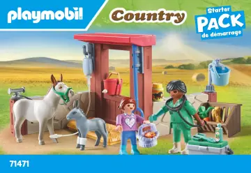 Instrukcje obsługi Playmobil 71471 - Weterynarz z osiołkami (1)