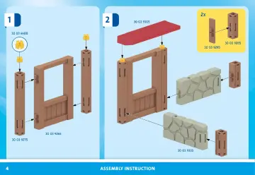 Building instructions Playmobil 71471 - Veterinary mission with the donkeys (4)