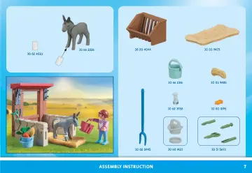 Building instructions Playmobil 71471 - Veterinary mission with the donkeys (7)