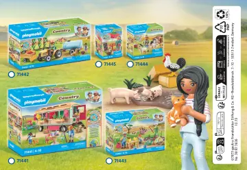 Notices de montage Playmobil 71471 - Vétérinaire avec animaux de la ferme (8)