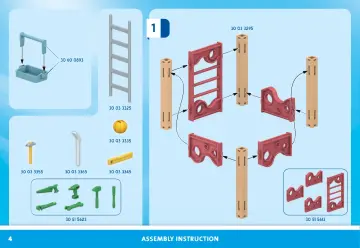 Manual de instruções Playmobil 71475 - Carpinteira com torre de jogos (4)