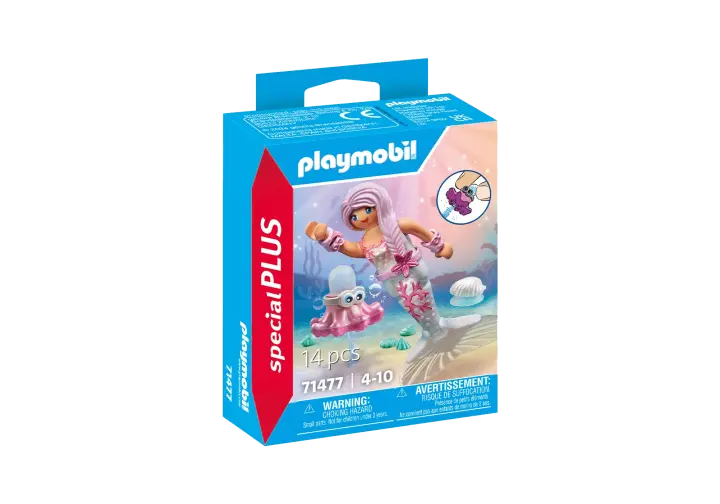 Playmobil 71477 - Sjöjungfru med sprutande bläckfisk - BOX