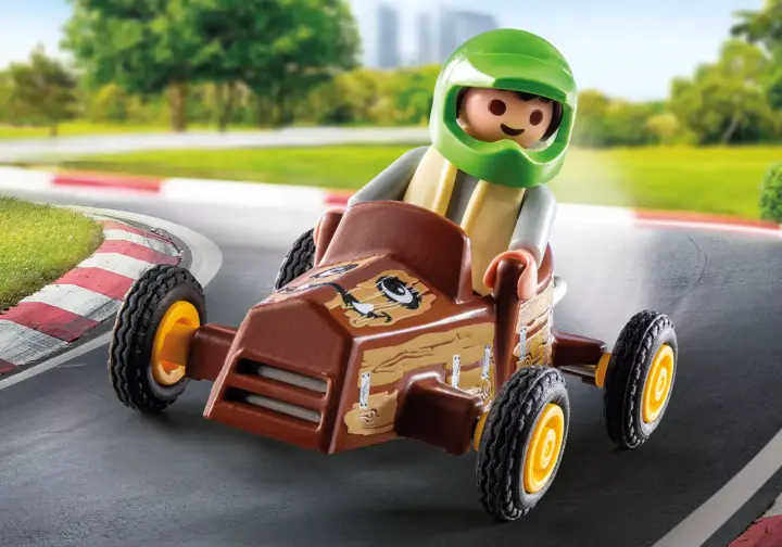 Playmobil 71480 - Menino com kart