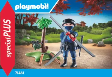 Instrukcje obsługi Playmobil 71481 - Ninja z uzbrojeniem (1)