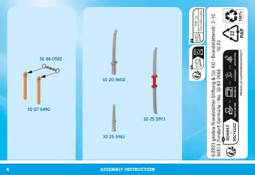 Building instructions Playmobil 71481 - Equipped ninja (4)