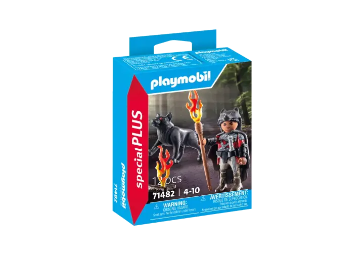 Playmobil 71482 - Krigare med varg - BOX