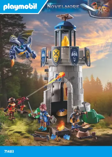 Building instructions Playmobil 71483 - Knight's tower with smith and dragon (1)