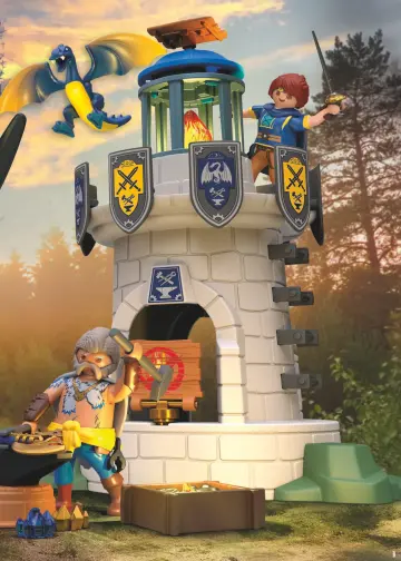 Building instructions Playmobil 71483 - Knight's tower with smith and dragon (3)