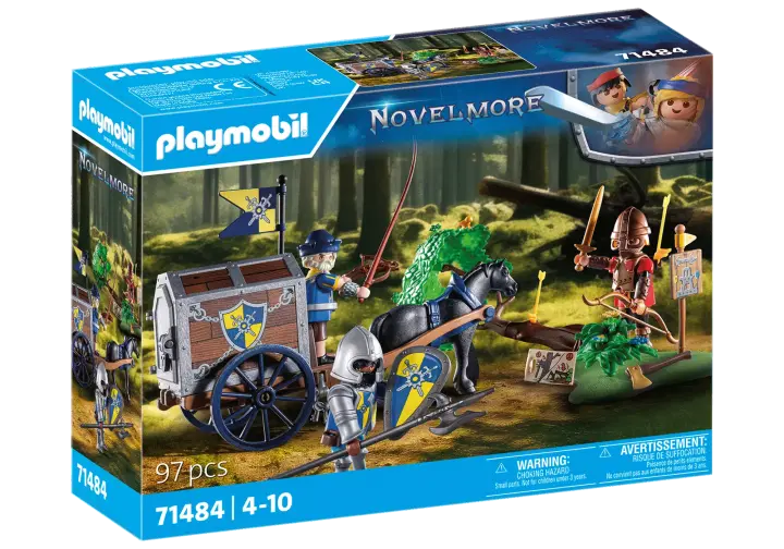 Playmobil 71484 - Convoy de Novelmore con bandido - BOX