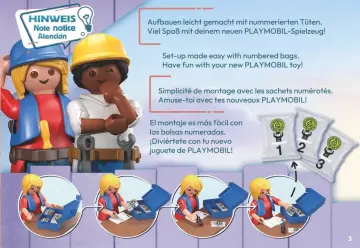 Manuales de instrucciones Playmobil 71493 - Escuela móvil de equitación (3)