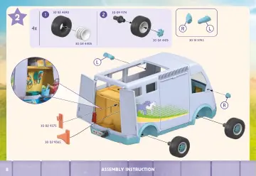 Manuales de instrucciones Playmobil 71493 - Escuela móvil de equitación (8)
