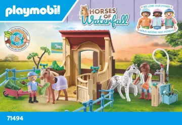 Bygganvisningar Playmobil 71494 - Ridstall (1)