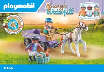 Manual de instruções Playmobil 71496 - Carruagem com pónei (1)