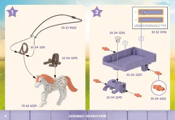 Összeszerelési útmutatók Playmobil 71496 - Póni lovaskocsi (4)