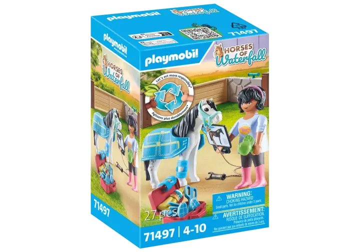 Playmobil 71497 - Thérapeute et cheval - BOX