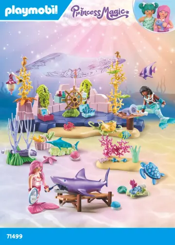 Building instructions Playmobil 71499 - Sea Animal Care of the Mermaids (1)