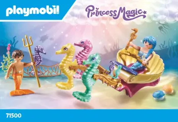 Manual de instruções Playmobil 71500 - Sereias com cavalos marinhos (1)